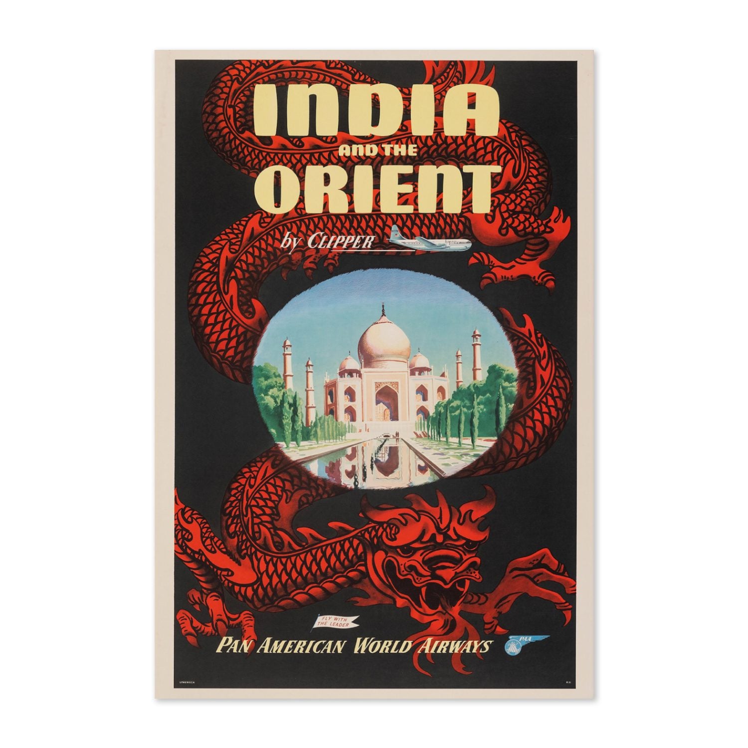 India and the Orient Pan Am poster print